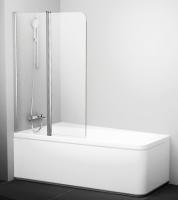 Шторка для ванны Ravak 10° 10CVS2 100x150 профиль полированный алюминий, стекло прозрачное, левая