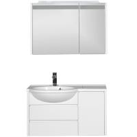 Комплект мебели для ванной Aquanet Лайн 90 L 167610 Белый