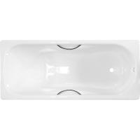 Чугунная ванна Универсал Сибирячка 180x80 461078 с отверстиями для ручек без антискользящего покрытия