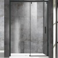 Душевая дверь Vincea Lugano VDS-1L120CLB 120x195 профиль Черный стекло прозрачное