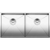 Кухонная мойка Blanco Zerox 400/400-IF Нержавеющая сталь с зеркальной полировкой