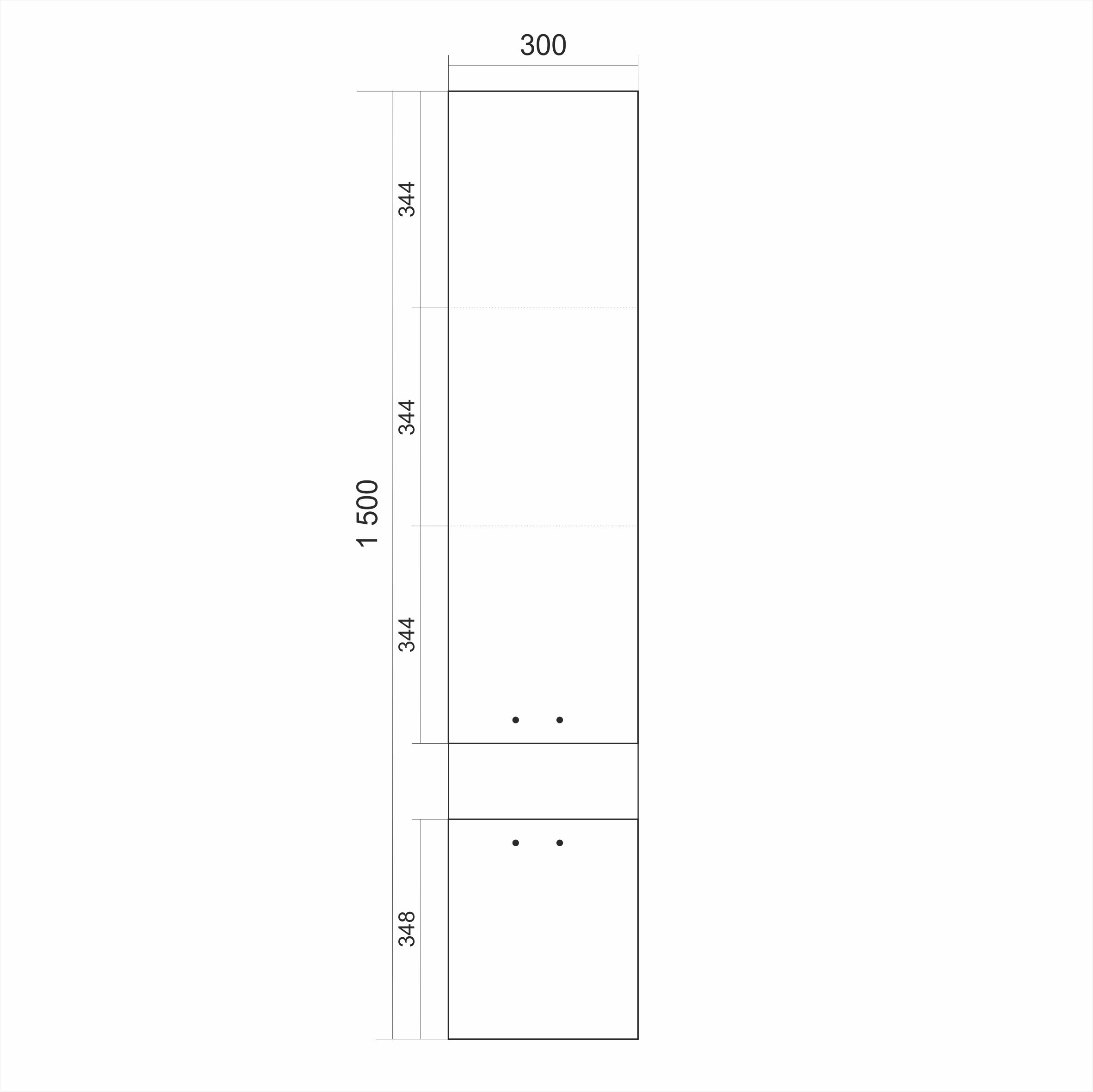 Шкаф пенал Mixline Орион 30 r 539326 подвесной