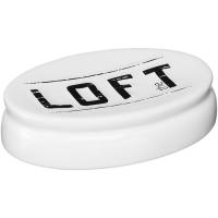 Мыльница Fora Loft FOR-LT036 Черно-белая