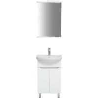Комплект мебели для ванной San Star Лайн 50 130.1-1.5.1.+131201S0011B0+44.1-2.4.1. Белый