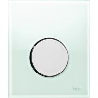 Кнопка смыва Tece Loop Urinal Glass 9242653 для писсуара Зеленая Хром глянцевый