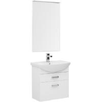 Комплект мебели для ванной Aquanet Ирис 65 198815 подвесной Белый