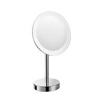Косметическое зеркало Colombo Design Complementi B9750 с увеличением и подсветкой Белый, Хром