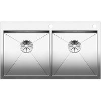 Кухонная мойка Blanco Zerox 400/400-IF/A Нержавеющая сталь с зеркальной полировкой