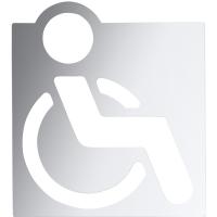 Табличка Туалет для инвалидов Bemeta Hotel 111022022 Хром