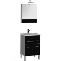 Комплект мебели для ванной Aquanet Верона 58 230309 Черный
