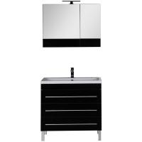 Комплект мебели для ванной Aquanet Верона 90 230317 Черный