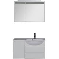 Комплект мебели для ванной Aquanet Лайн 90 R 167611 Белый