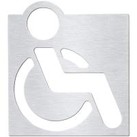 Табличка Туалет для инвалидов Bemeta Hotel 111022025 Хром матовый