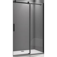 Душевая дверь в нишу Good Door Galaxy WTW-130-C-B 130 профиль Черный стекло прозрачное