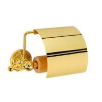 Держатель туалетной бумаги с крышкой Boheme Imperiale 10401 Золото