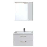 Комплект мебели для ванной San Star Кристал 70 77.1-1.5.1.+7000UF+86.1-2.5.1. подвесной Белый
