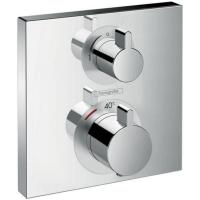 Смеситель для душа Hansgrohe Ecostat Square 15714000 с термостатом Хром