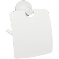 Держатель туалетной бумаги Bemeta White 104112014 с крышкой Белый матовый