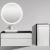 Комплект мебели для ванной Black&White Universe U907.1200 подвесной Белый