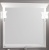Зеркало Opadiris Риспекто 105 Z0000012655 Белое матовое