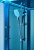 Душевой бокс SSWW BU615 L 170x85 с баней профиль Голубой сапфир матовый задняя стенка зеркальная