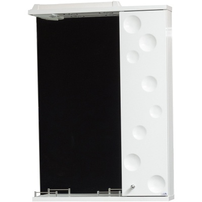 Зеркало со шкафом Cerutti SPA Аква 60 6774 с подсветкой Белый