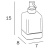 Дозатор для жидкого мыла Inda Lea A1812ZNE21 Черный матовый