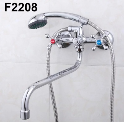 Смеситель для ванны Frap F2208 универсальный Хром