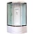 Душевая кабина Royal Bath ВК 100x100 RB100BK6-WT-CH стекло прозрачное задняя стенка Белая