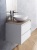 Комплект мебели для ванной BelBagno SET-KRAFT-600-BO-CDEC-BB344-LOY-GRT-600/800 с зеркалом и смесителем Bianco Opaco, столешница - Cemento Decorato (с нанесением узора)