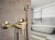 Гигиенический душ со смесителем Frap F2041-4 Бронза