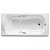 Чугунная ванна Roca Haiti 150x80 2332G000R с отверстиями для ручек с антискользящим покрытием