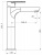 Комплект мебели для ванной BelBagno SET-KRAFT-600-RT-CDEC-BB344-LOY-GRT-600/800 с зеркалом и смесителем Rovere Tabacco, столешница - Cemento Decorato (с нанесением узора)