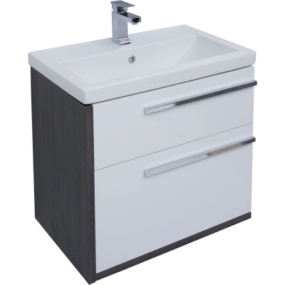 Комплект мебели для ванной Aquanet Фостер 70 209028 подвесной Белый Эвкалипт мистери