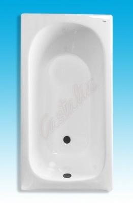 Чугунная ванна Castalia 130х70 V0000081 с антискользящим покрытием
