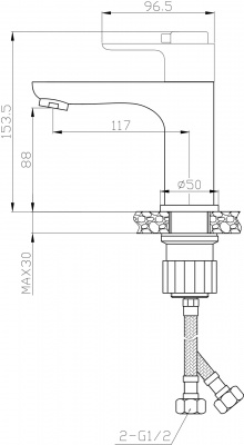 Комплект смесителей Orange Thermo T19-311cr с термостатом Хром