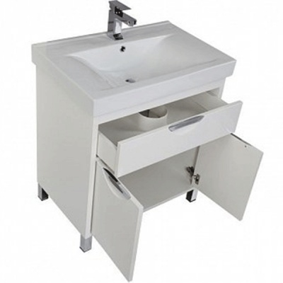 Комплект мебели для ванной Aquanet Гретта 75 209976 Белый