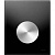Кнопка смыва Tece Loop Urinal Glass 9242663 для писсуара Черная Нержавеющая сталь