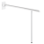 Откидная опорная ручка Be-Line с подпоркой, белая, Д. 850 мм