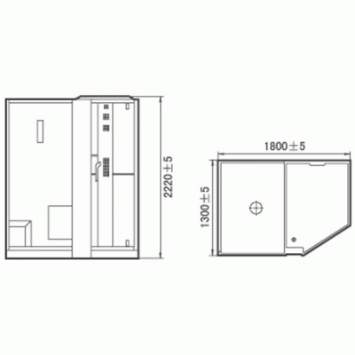 Душевая кабина Orans SR-89103S L white 180x130 с сауной профиль Белый стекла прозрачные