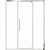 Душевая дверь Cerutti SPA Kelly D140 профиль Хром стекло прозрачное