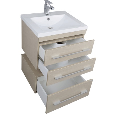 Комплект мебели для ванной Aquanet Нота 58 230293 подвесной Светлый дуб