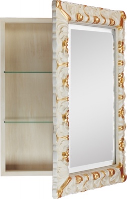Зеркальный шкаф Migliore CDB 70 ML.COM-70.802 R Слоновая кость с золотом