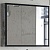 Зеркальный шкаф Corozo Айрон 90 SD-00000282 Черный антик