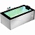 Акриловая ванна Gemy G9258 180х100 с гидромассажем