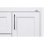 Комплект мебели для ванной ValenHouse Эйвори 105 AVК105Б Белый ручки Хром
