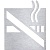 Табличка Курить запрещено Bemeta Hotel 111022055 Хром матовый