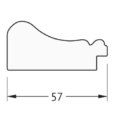 Зеркало Evoform Definite 154х74 Беленый дуб