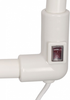 Полотенцесушитель электрический Domoterm E-образный DMT 104-25 40*60 EK R Белый
