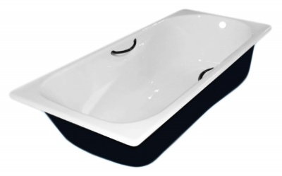 Чугунная ванна Универсал Сибирячка 180x80 461078 с отверстиями для ручек без антискользящего покрытия